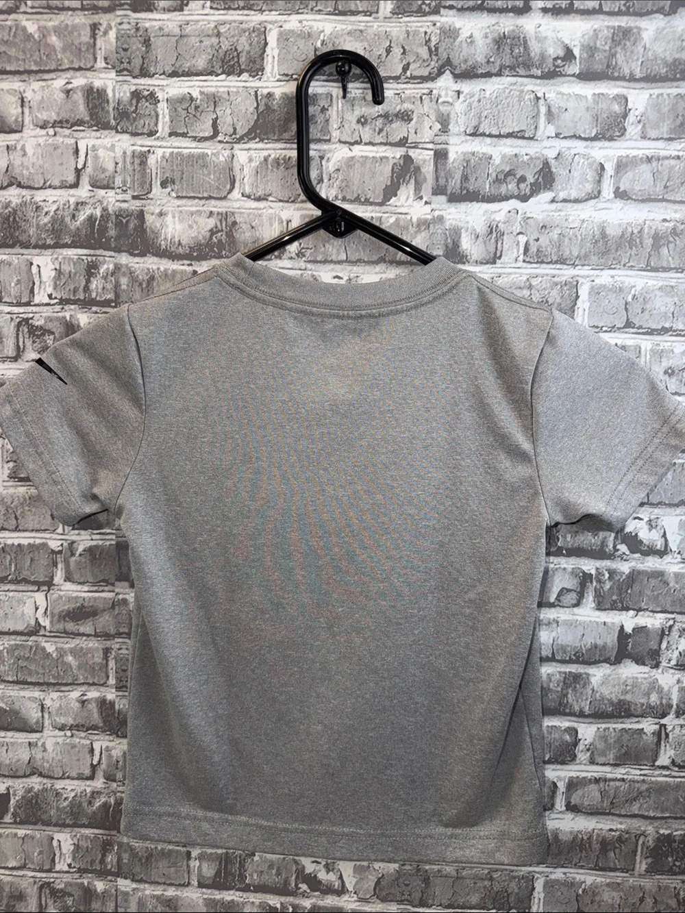 Nike Gray 'Just Do It.' Kids Short-Sleeve Tee